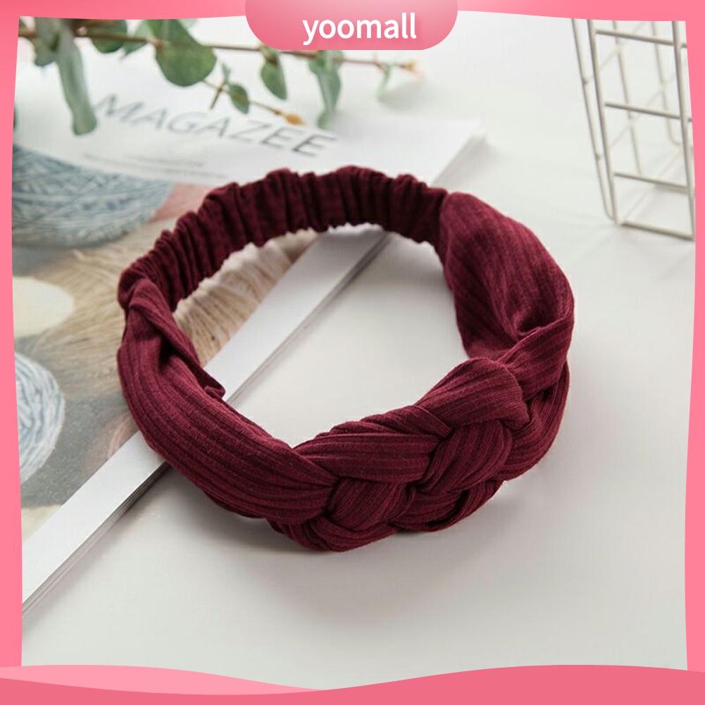 Băng Đô Thắt Nút Dùng Rửa Mặt / Trang Điểm Tiện Dụng