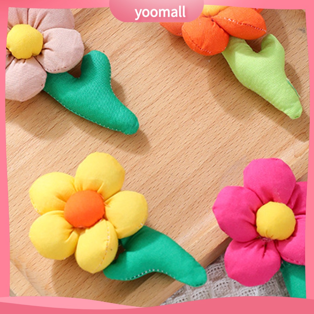 Kẹp Tóc Vải Siêu Mềm Đa Năng Dùng Làm Quà Tặng Sinh Nhật / Trang Trí Túi Xách