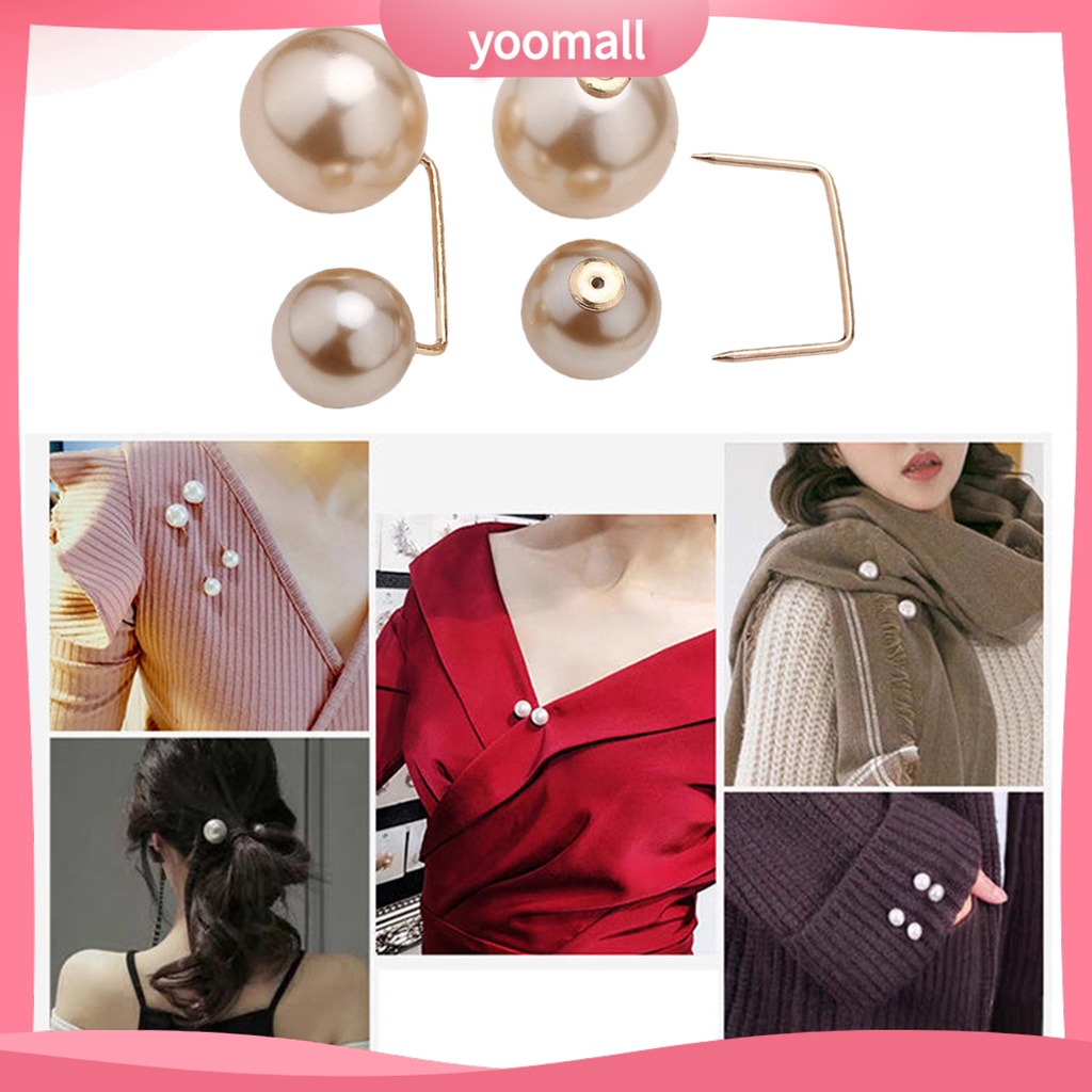 [YM] Trâm Cài Áo Cố Định Quần Áo Đính Ngọc Trai Nhân Tạo Duyên Dáng Đơn Giản Cổ Điển