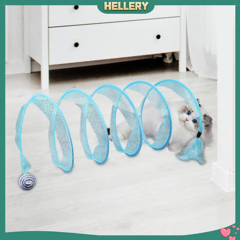 Đường Hầm Lưới Co Giãn Gấp Gọn Tiện Dụng Cho Mèo Cưng