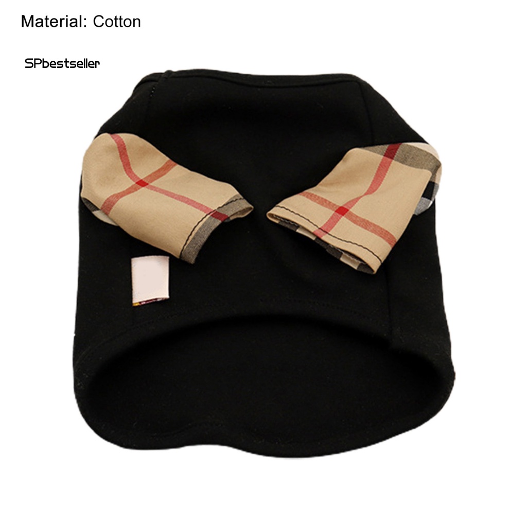 Áo Vest Phối Màu Tương Phản Thoải Mái Thời Trang Cho Thú Cưng