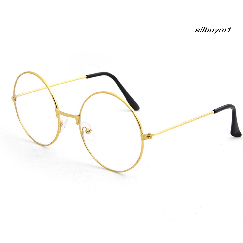 Mắt Kính Gọng Tròn Bằng Kim Loại Phong Cách Cổ Điển Dành Cho Cả Nam Và Nữ