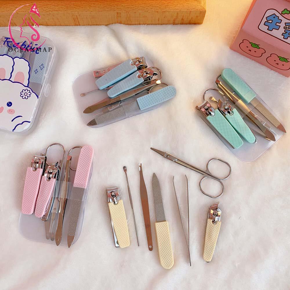 OCEANMAP Kềm Cắt Móng Tay Hoạt Hình Dễ Thương Bằng Thép Không Gỉ