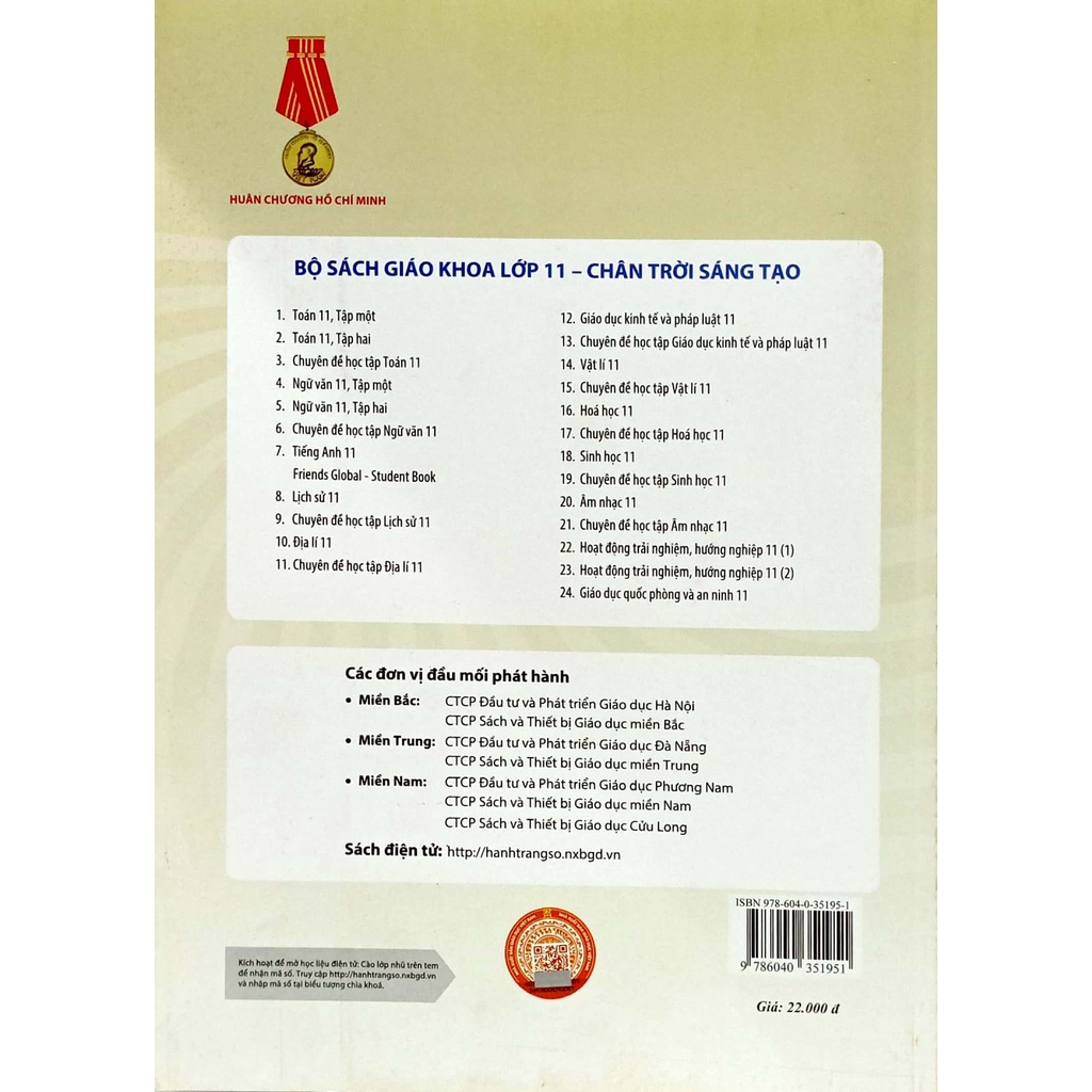 Sách Toán 11 - Tập 1 (Chân Trời Sáng Tạo) (2023) | BigBuy360 - bigbuy360.vn