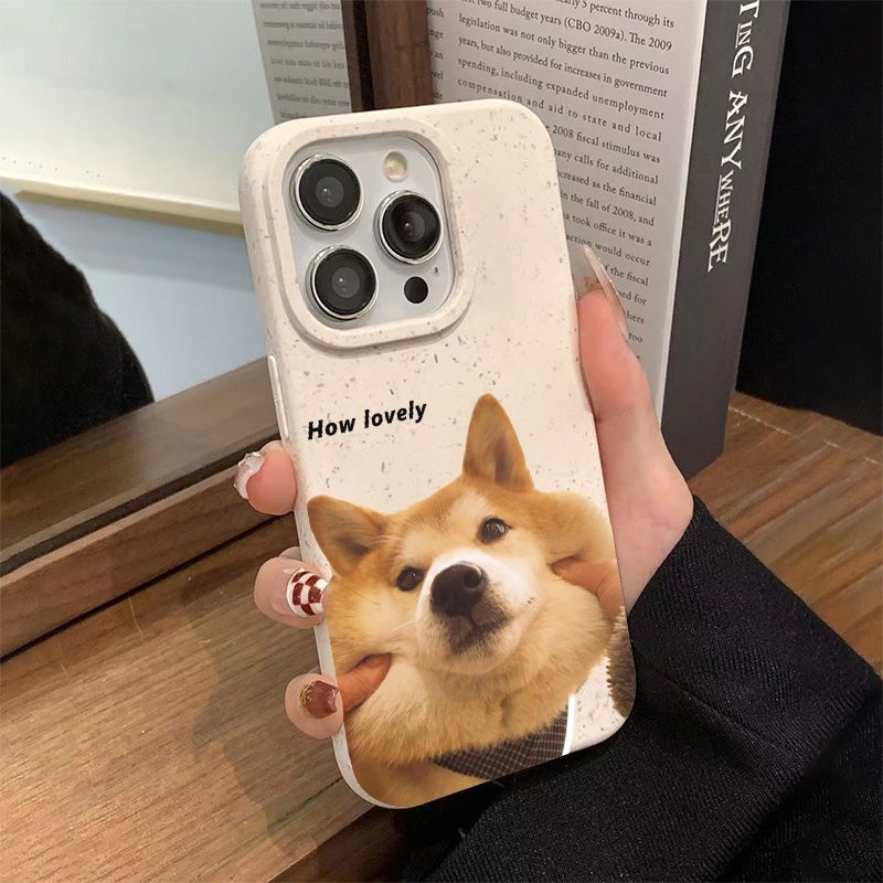 Ốp Điện Thoại Mềm Chống Sốc In Hình Chú Chó Hoạt Hình Dễ Thương Cho Iphone 11 14pro 127Max 8 13