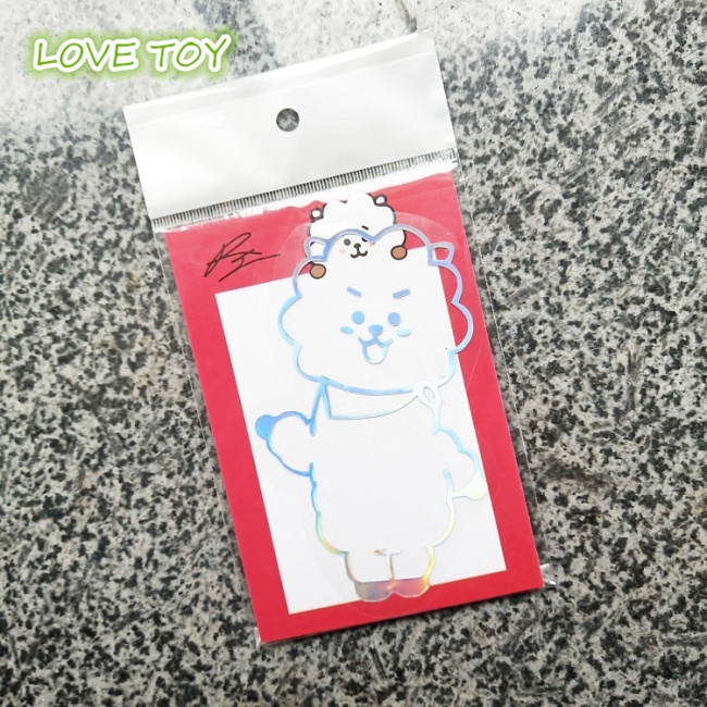 Sticker Dán Trang Trí Điện Thoại Hình BT21