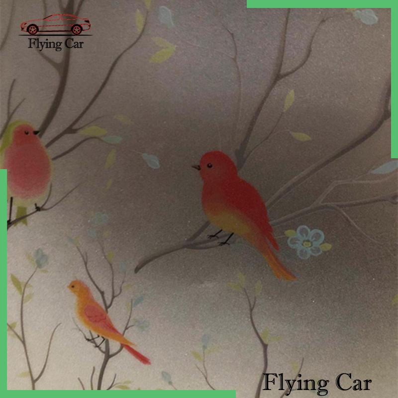 Phim Dán Cửa Sổ Kính Không Keo Nhiều Màu Trang Trí Phòng Ngủ / Nhà Hàng