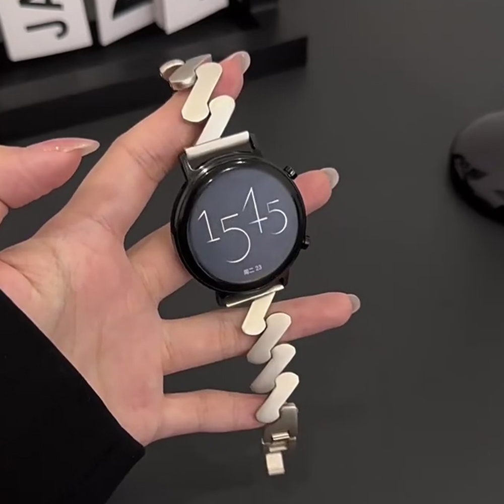 Dây Đeo Đồng Hồ 20mm Bằng Kim Loại Cho Samsung Galaxy Watch 5 / 4 / 4Classic Active2 Watch 42mm Huawei GT2 / GT3 42mm Amazfit Bip