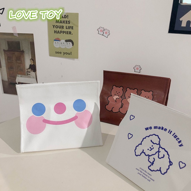 Hộp Đựng Khăn Giấy Bằng PU Chống Nước In Họa Tiết Hoạt Hình