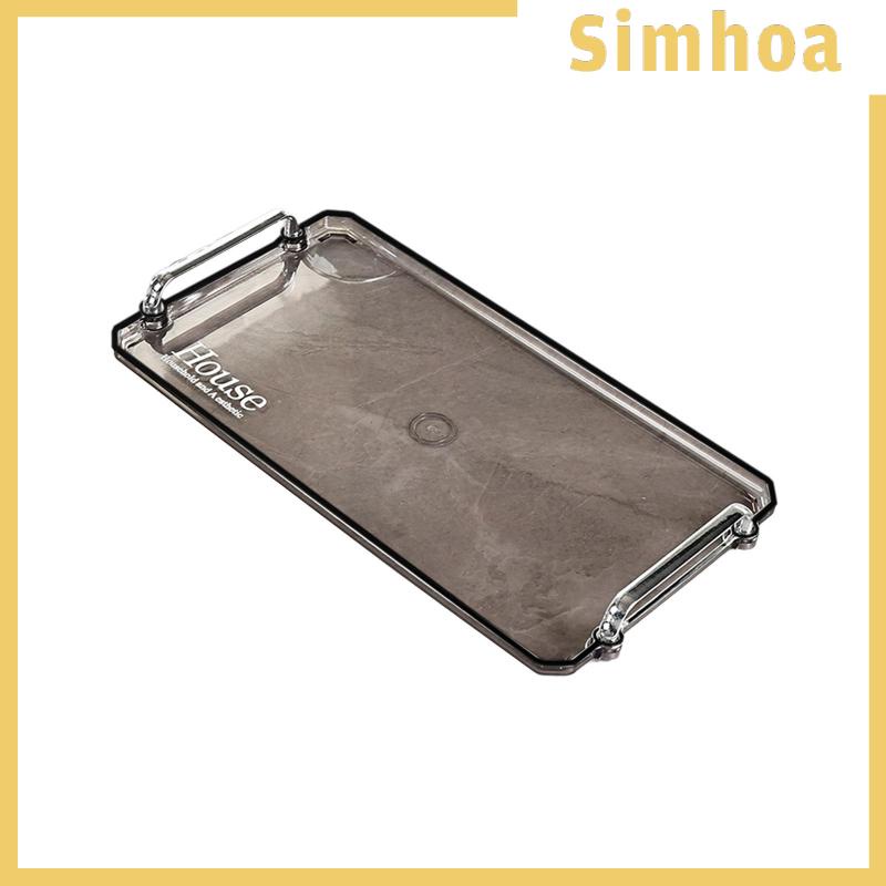 Sturdy Khay Phục Vụ Hình Chữ Nhật Có Tay Cầm Gọn Nhẹ Dễ Vệ Sinh
