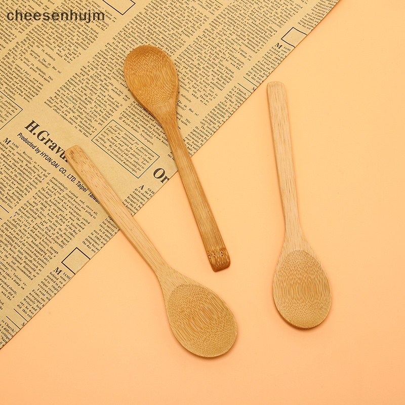 Muỗng Múc Canh / Trà / Cà Phê Bằng Tre Hình Tròn Tiện Dụng Cho Nhà Bếp