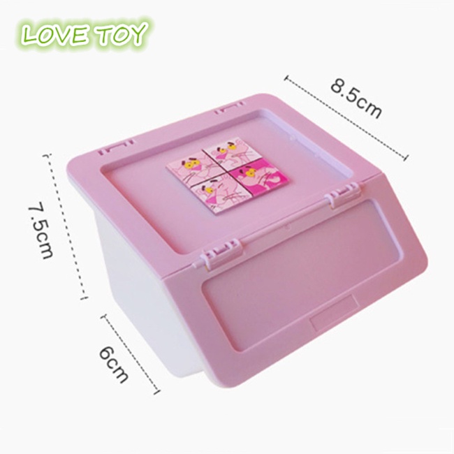 Hộp Đựng Đồ Mini Để Bàn Màu Hồng Dễ Thương Trang Trí Phòng Ngủ / Văn Phòng