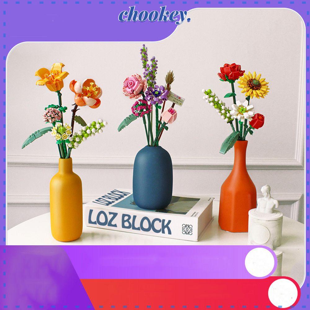 CHOOKEY Bộ Đồ Chơi Lắp Ráp Cây Hoa Hướng Dương DIY Dùng Làm Quà Tặng