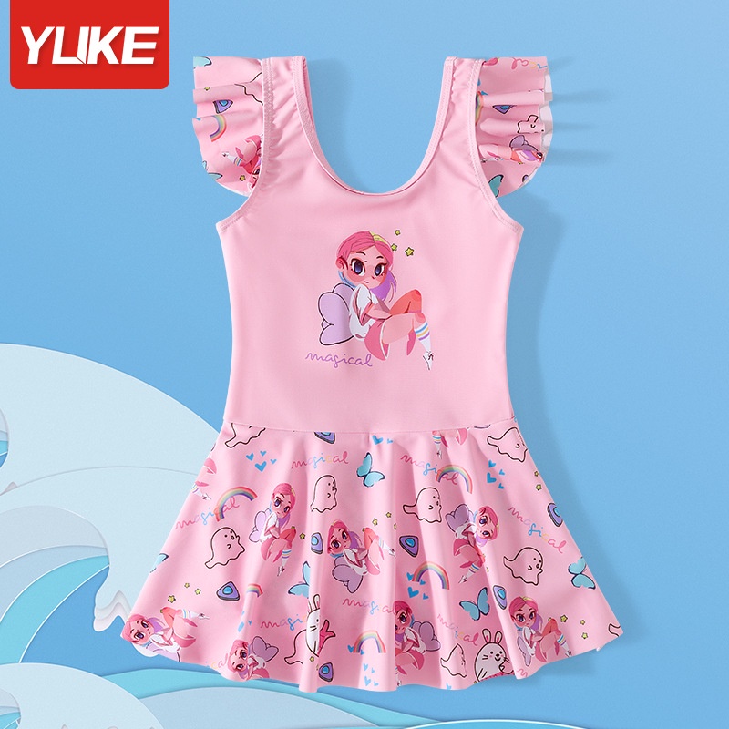Váy bơi công chúa bé gái hàng YUKE