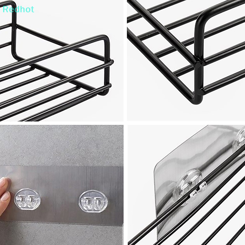 &lt; Redhot &gt; Giá Đỡ Đựng Dầu Gội / Mỹ Phẩm / Đồ Dùng Nhà Bếp Không Cần Khoan Lỗ