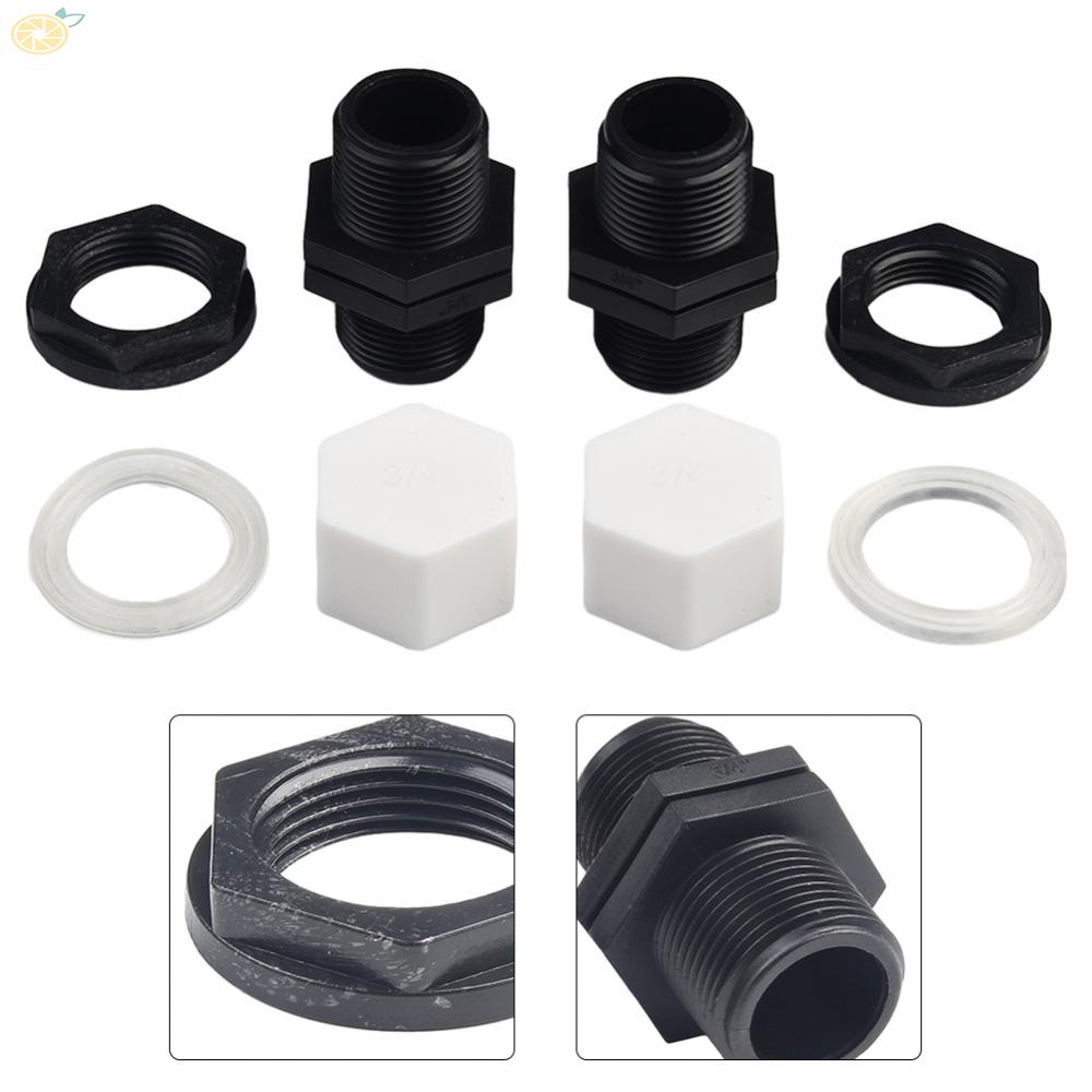 【VARSTR】Screw Connections Accessories Black/white Garden PE With Sealing Covers