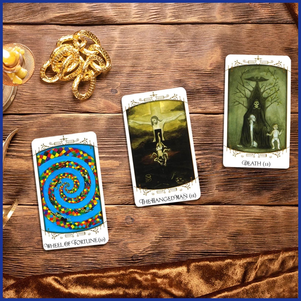 Bộ Bài Tarot 78 Lá Oracle Nhiều Màu Sắc