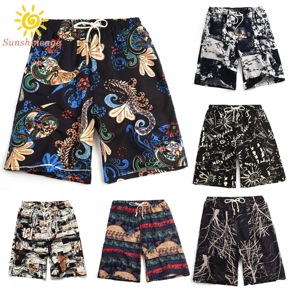 Quần Short Dáng Rộng Siêu Nhẹ Chất Liệu Co Giãn Thoải Mái Thời Trang Đi Biển Cho Nam