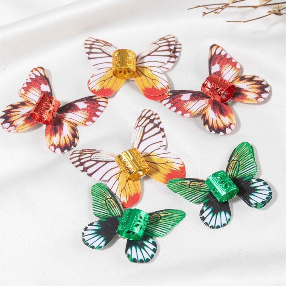 Vòng Bện Tóc Nhiều Màu Sắc Phong Cách Hip hop Độc Đáo DIY