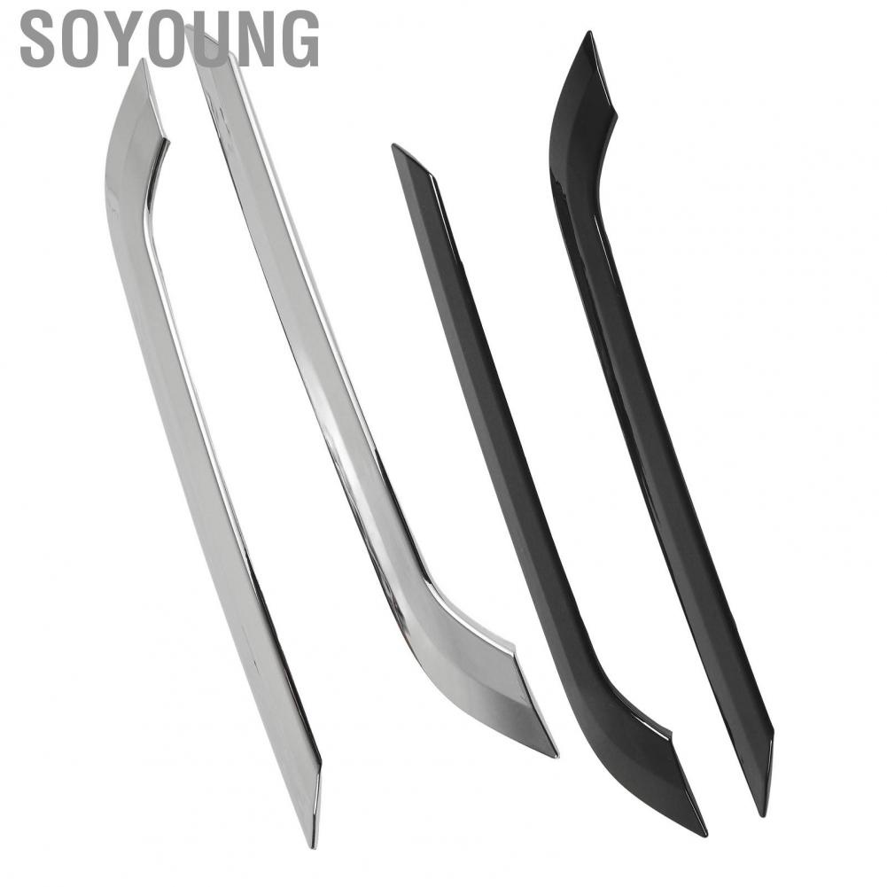 Soyoung Rear Fog Light Eyebrow Trim Cover  Decoration Lamp Stable and Firm Vogue Appearance for Model Y 2020-2023