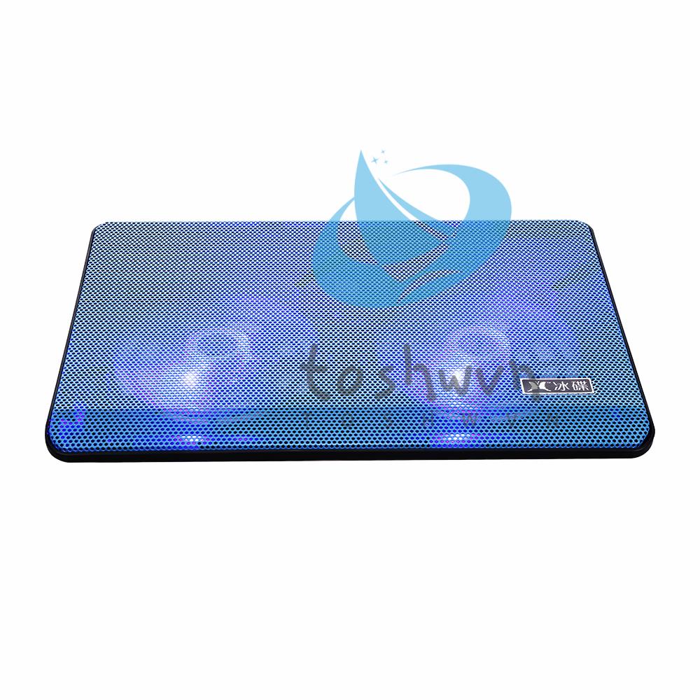 Đế Quạt Tản Nhiệt Hai Cổng USB Cho Laptop Dưới 17 inch Màu Xanh Dương