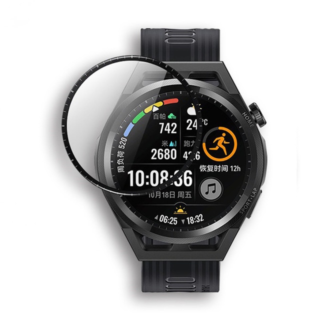 Kính Cường Lực Viền Cong 3D Bảo Vệ Màn Hình Cho Huawei Watch 4 Pro GT 3 Pro 46mm 43mm GT3 GT2 Pro GT 2 42mm GT 3 Runner gt2e