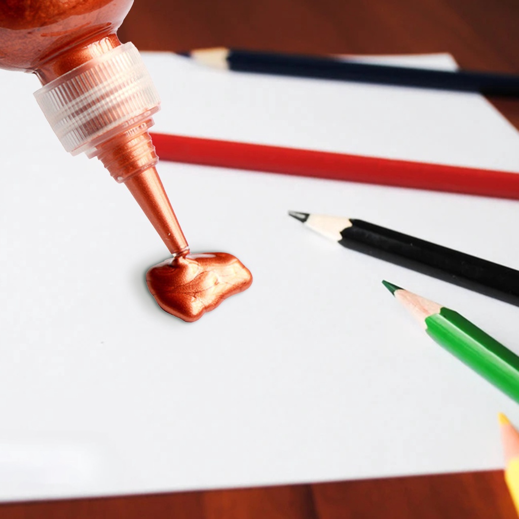 Ny-1 Lọ Sơn Acrylic Màu Ánh Kim Sống Động Sành Điệu Mới Lạ