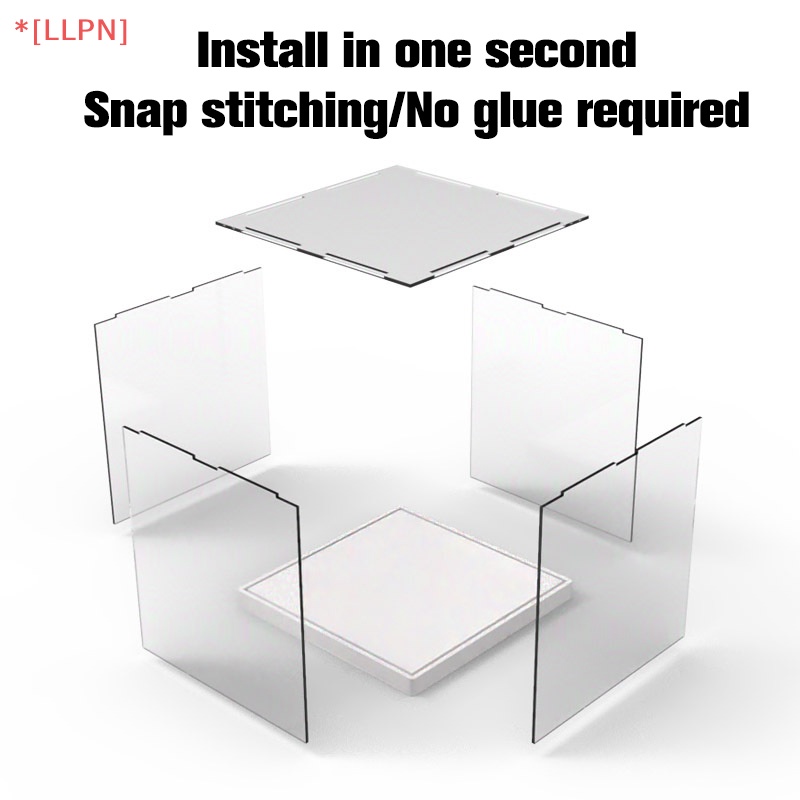 [loyaltysun] Hộp Đựng Mô Hình Xe Hơi Đồ Chơi Thủ Công Bằng Acrylic Trong Suốt Chống Bụi Sáng Tạo Có Giá Đỡ Trưng Bày