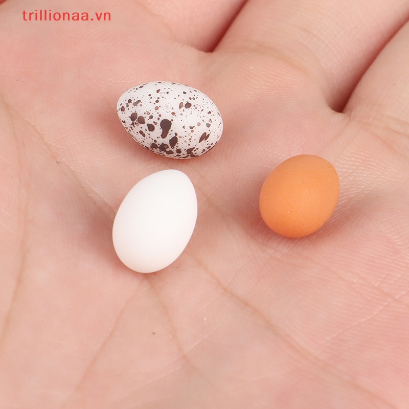 Set 10 Quả Trứng Mô Hình Đồ Chơi Cho Nhà Búp Bê