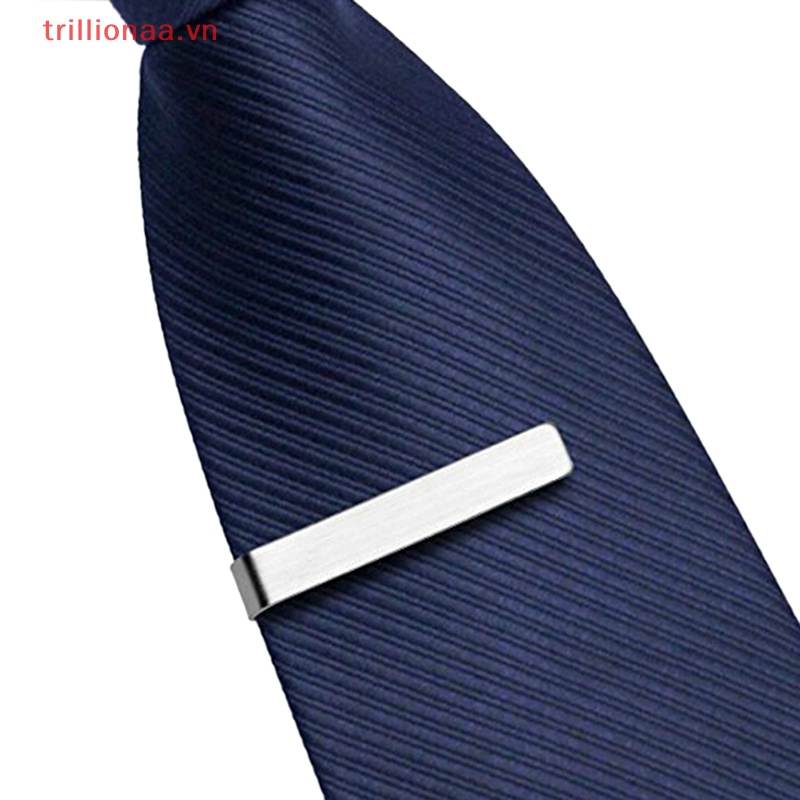 1 Kẹp Cà Vạt Bằng Thép Không Gỉ Phong Cách Cổ Điển Cho Nam