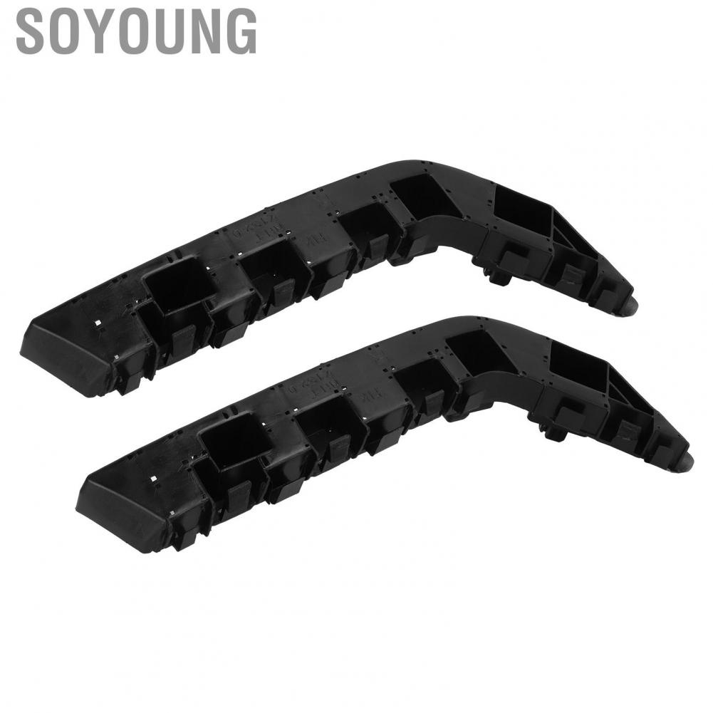 Soyoung Front Bumper Bracket Holder Set  High Strength Durable Impact Resistant 71198  T01 Strong for Car