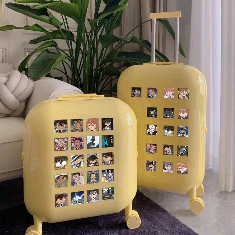 Bộ 110 Tấm Sticker Chống Thấm Nước Hình Thám Tử Conan Phantom Thief Kidd Merchandise DIY Trang Trí Máy Tính