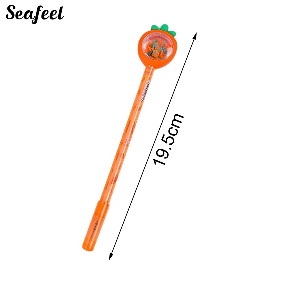 Set 10 Bút Mực Đen Hình Củ Cà Rốt Dễ Thương