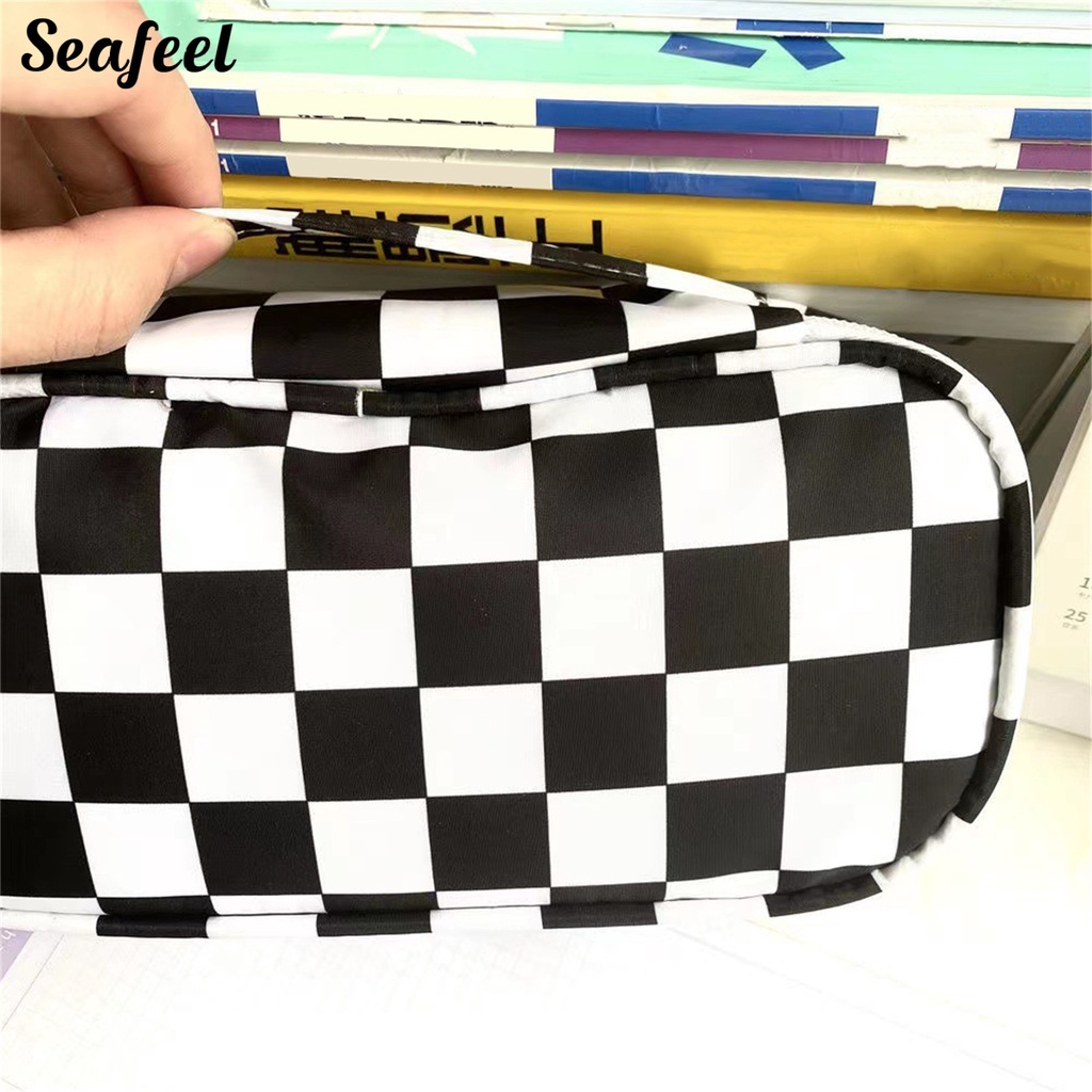 Túi Đựng Bút Cầm Tay Có Dây Kéo Sức Chứa Lớn Dễ Dàng Mang Theo Cho Học Sinh / Văn Phòng