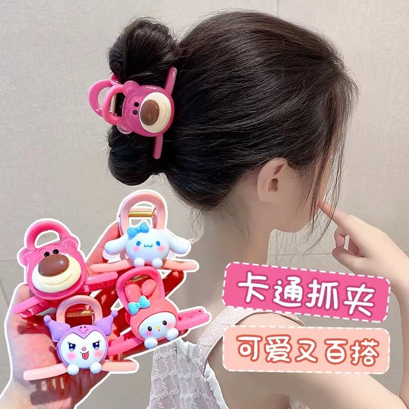 SANRIO Kẹp Tóc Hình Cá Mập / Melody Lotso Dễ Thương Cho Nữ H0268