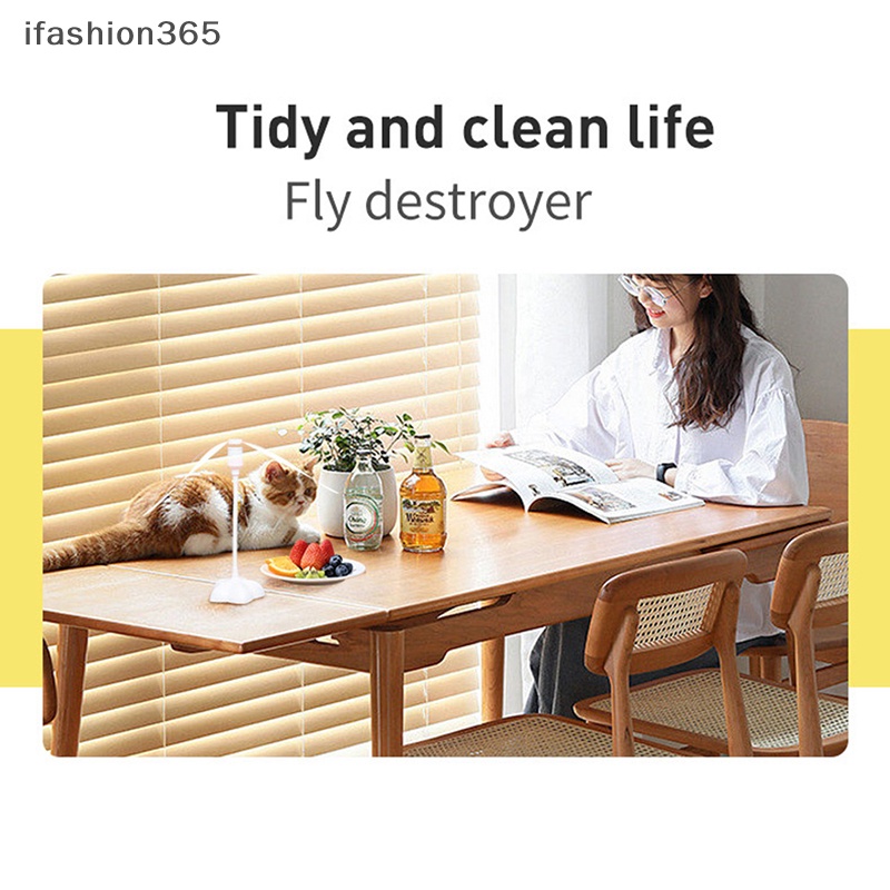 Quạt Để Bàn Linh Hoạt Chống Ruồi ifashion365 Có Thể Sạc Lại Tiện Dụng