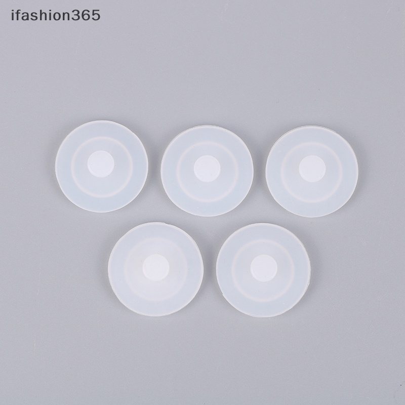 Set 5 Nắp Đậy Bình Nước / Cốc Chân Không Bằng Silicon Tiện Dụng Mang Theo Du Lịch ifashion365