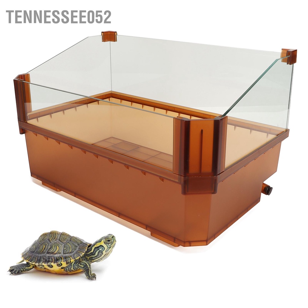 Tennessee052 Kính Rùa Bể Dày Rõ Ràng Có Thể Nhìn Thấy Ngăn Thoát Dễ Dàng Vệ Sinh Thủy Môi Trường Sống Cho Cá