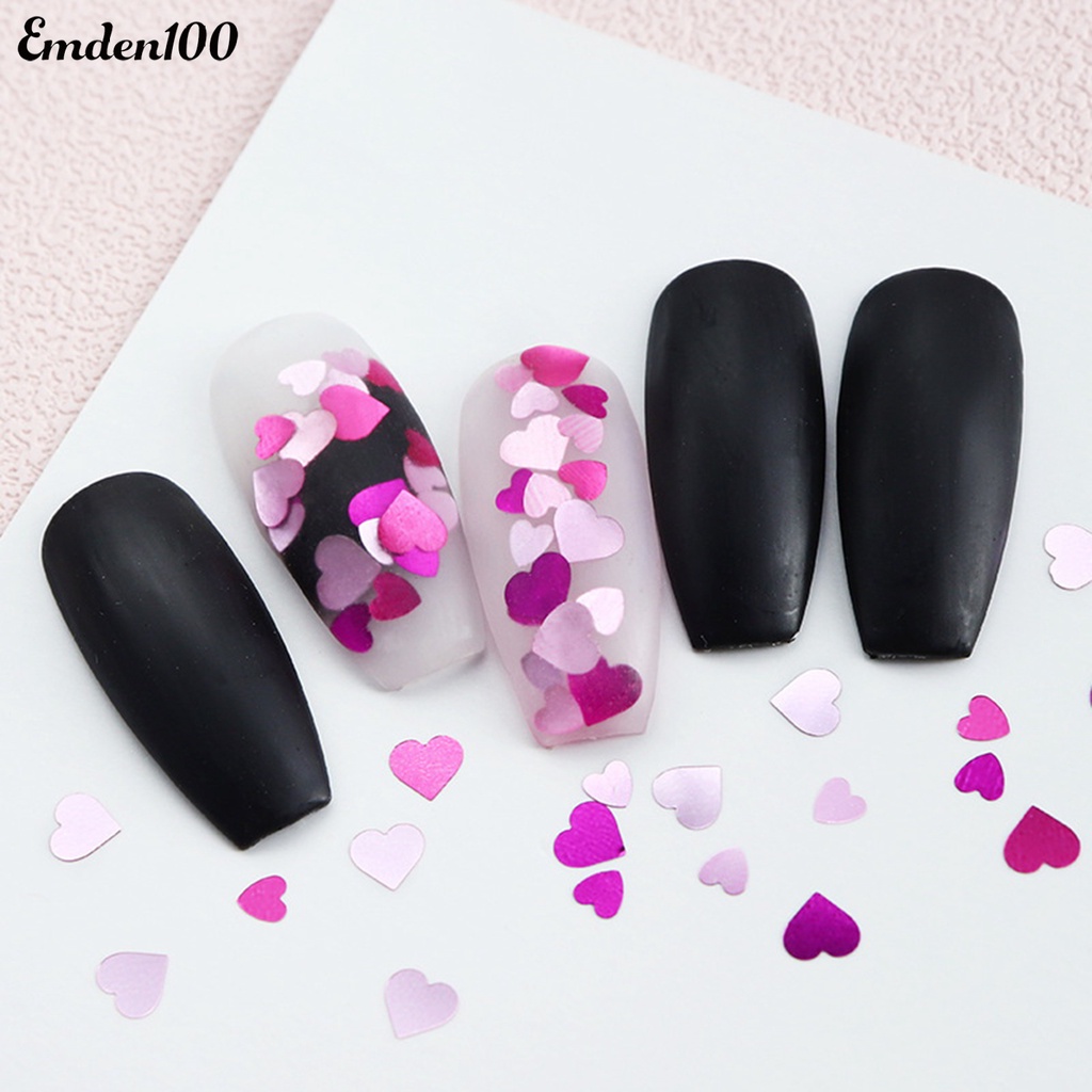 1 Hộp Phụ Kiện Trang Trí Móng Tay Lấp Lánh 6 Ngăn