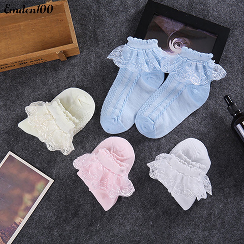 1 Đôi Tất Cotton Chống Trượt Màu Sắc Đơn Giản Cho Bé