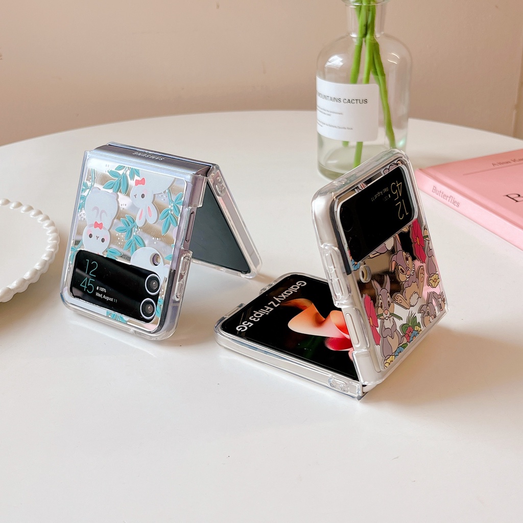 Ốp Điện Thoại Nắp Gập Mỏng Nhiều Màu Độc Đáo Cho Samsung Z Flip4 Z Flip3 Samsung Galaxy Z Flip 4 Z Flip 3