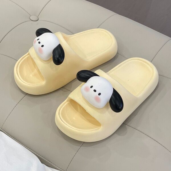 Đáy dày chống trơn trượt  dép chó dễ thương  bánh mì dép  sandal nữ AA6466
