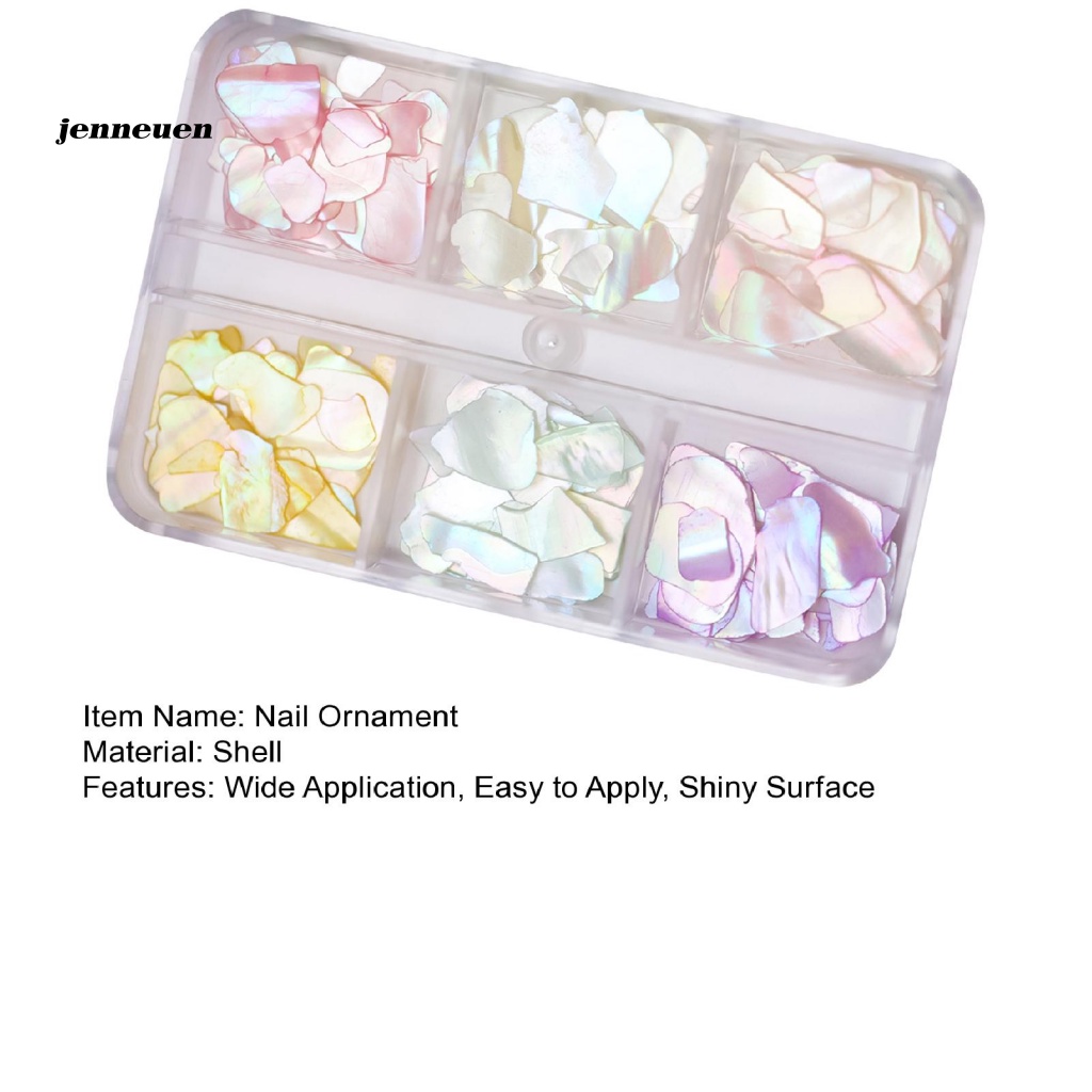 1 Hộp Vỏ Sò Tự Nhiên Trang Trí Móng Tay DIY Charms