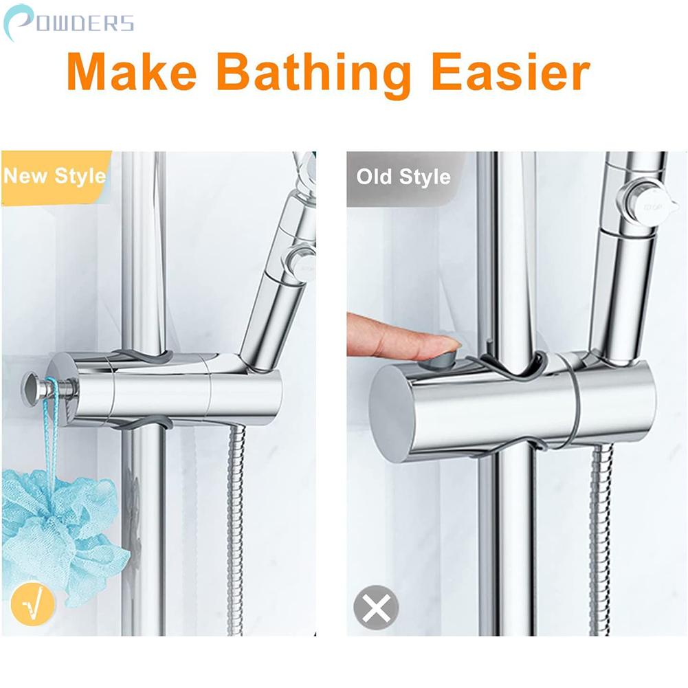 Phụ Kiện Giá Đỡ Vòi Hoa Sen Có Thể Điều Chỉnh Xoay 360 Độ Tiện Dụng