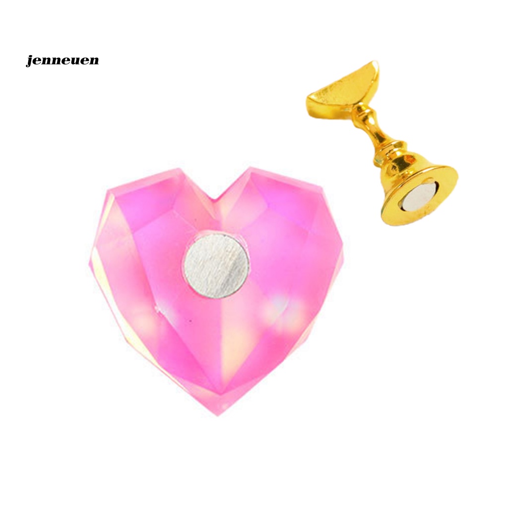 Giá Đỡ Nam Châm Hình Trái Tim Luyện Tập Làm Móng Tại Nhà