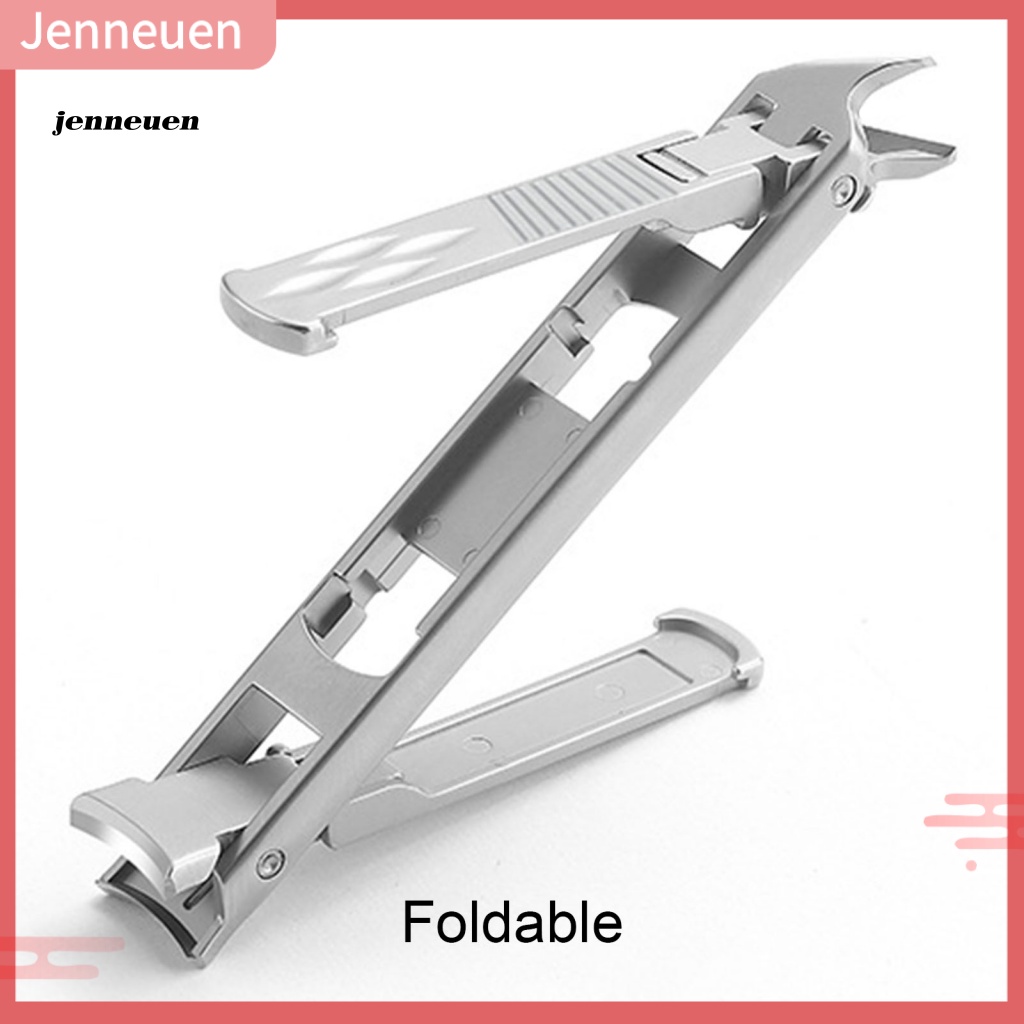 1 Bộ Kềm Cắt Móng Tay Cạnh Cong Có Thể Gấp Gọn Chống Biến Dạng