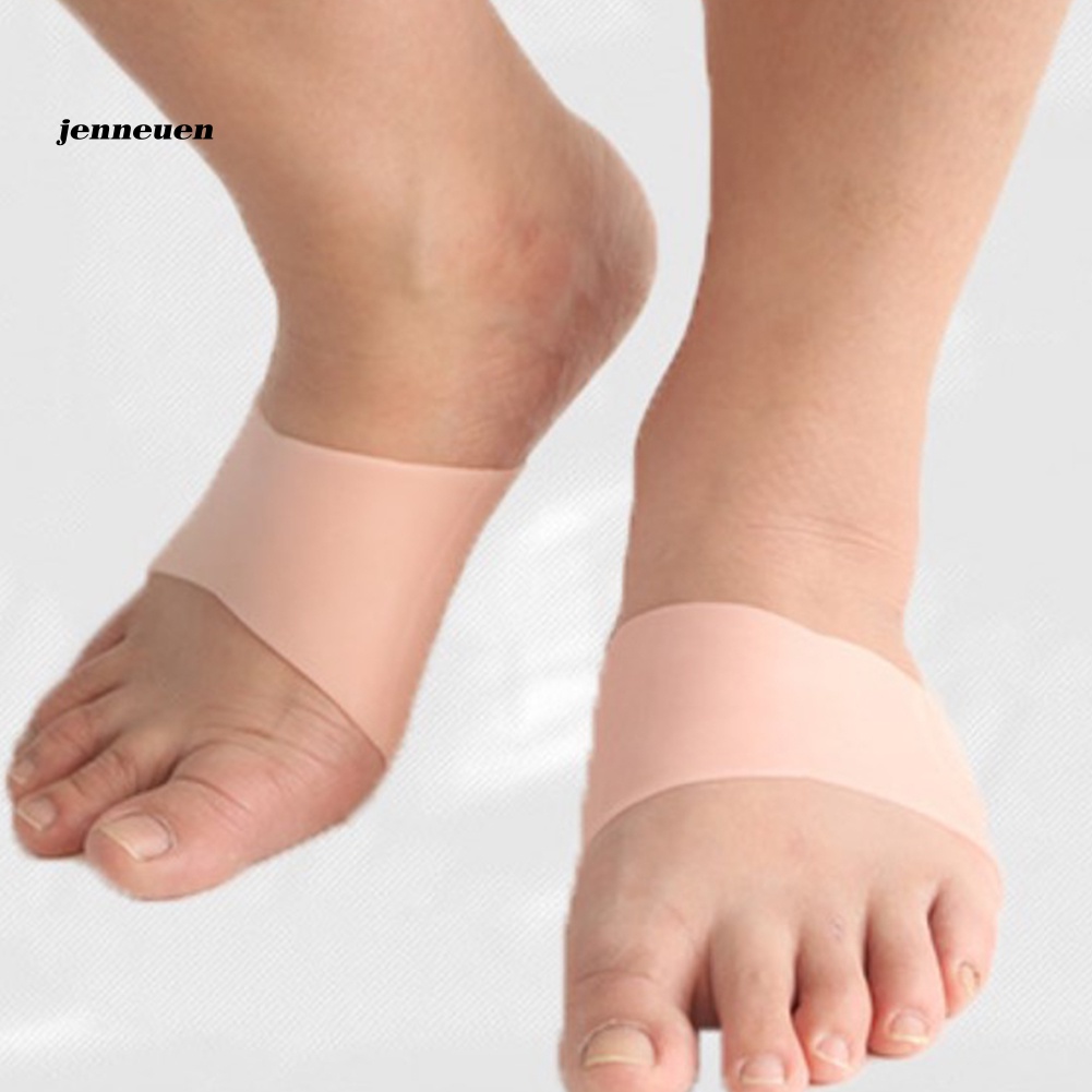 Set 2 Cặp Đệm Silicone Mềm Chống Đau Lòng Bàn Chân Phẳng