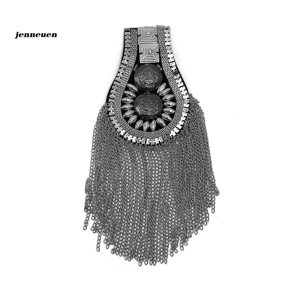 Trâm Cài Áo Tua Rua Đính Đá Lấp Lánh