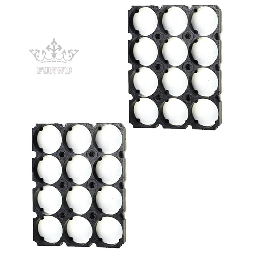 【FUNWD】Combination Bracket 21.75mm Hole 21700 Battery Holder 2pcs/Set Plastic Frame