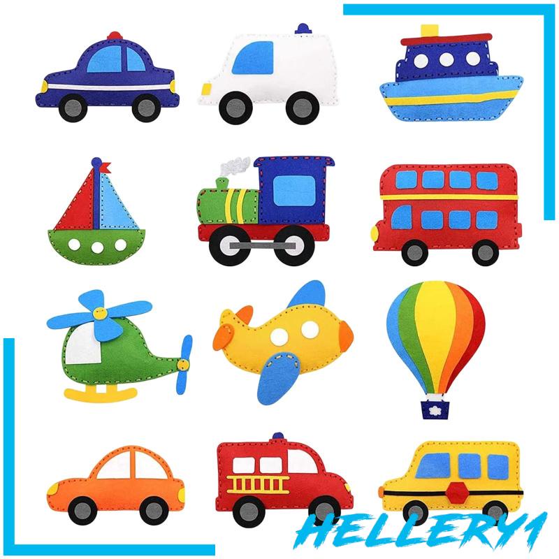 Bộ Dụng Cụ May Vá Thủ Công Bằng Vải Nỉ Hình Động Vật DIY Dành Cho Trẻ Em